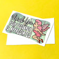 Pink Fairy Thank You Note Cards