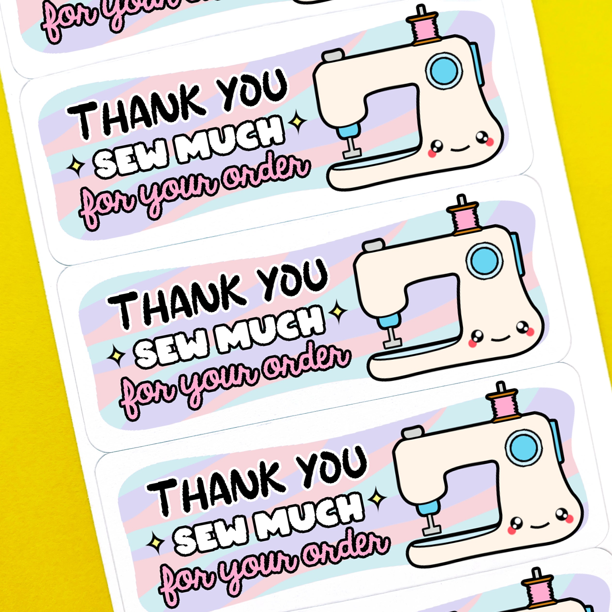 Thank You Sew Much Stickers