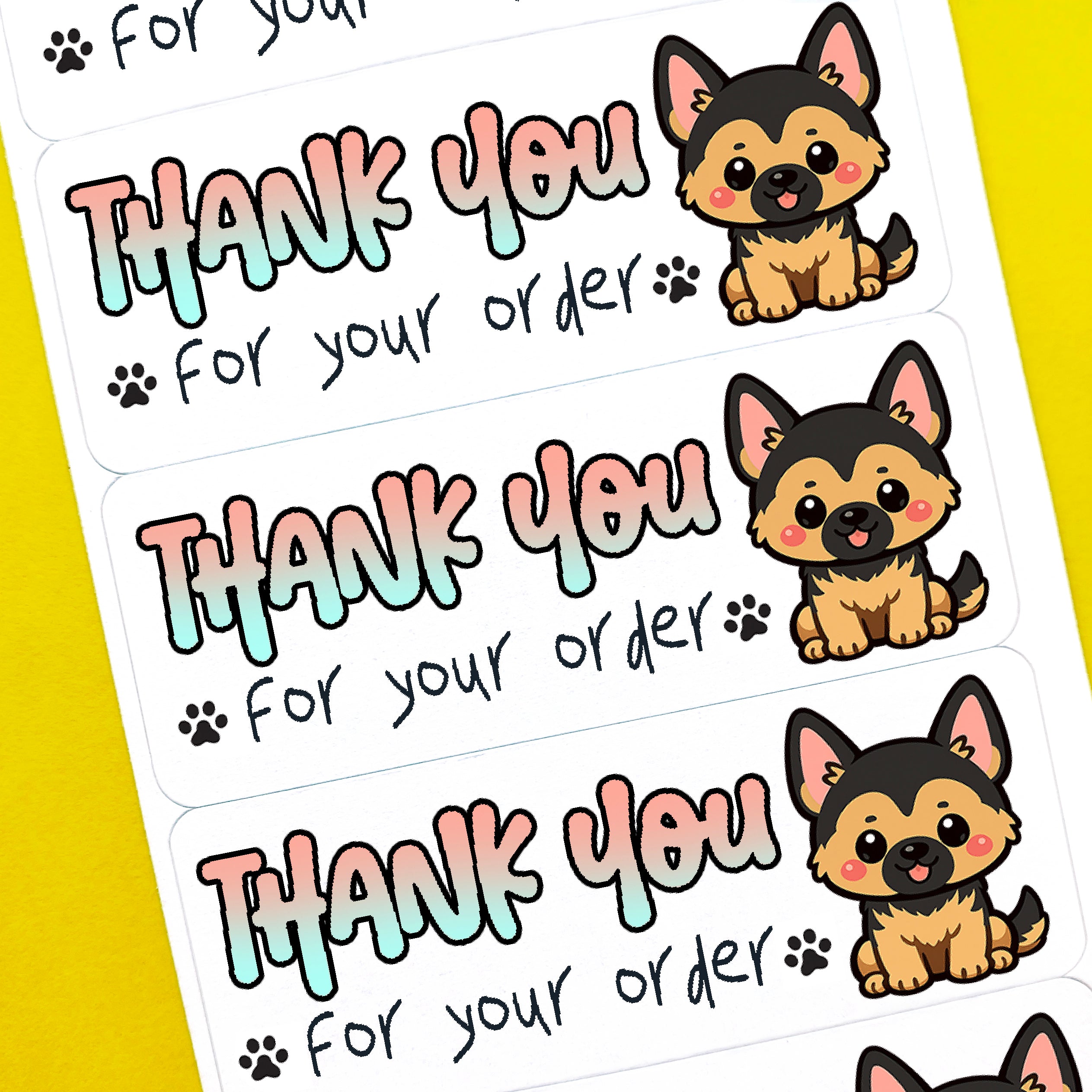 German Shepherd Stickers