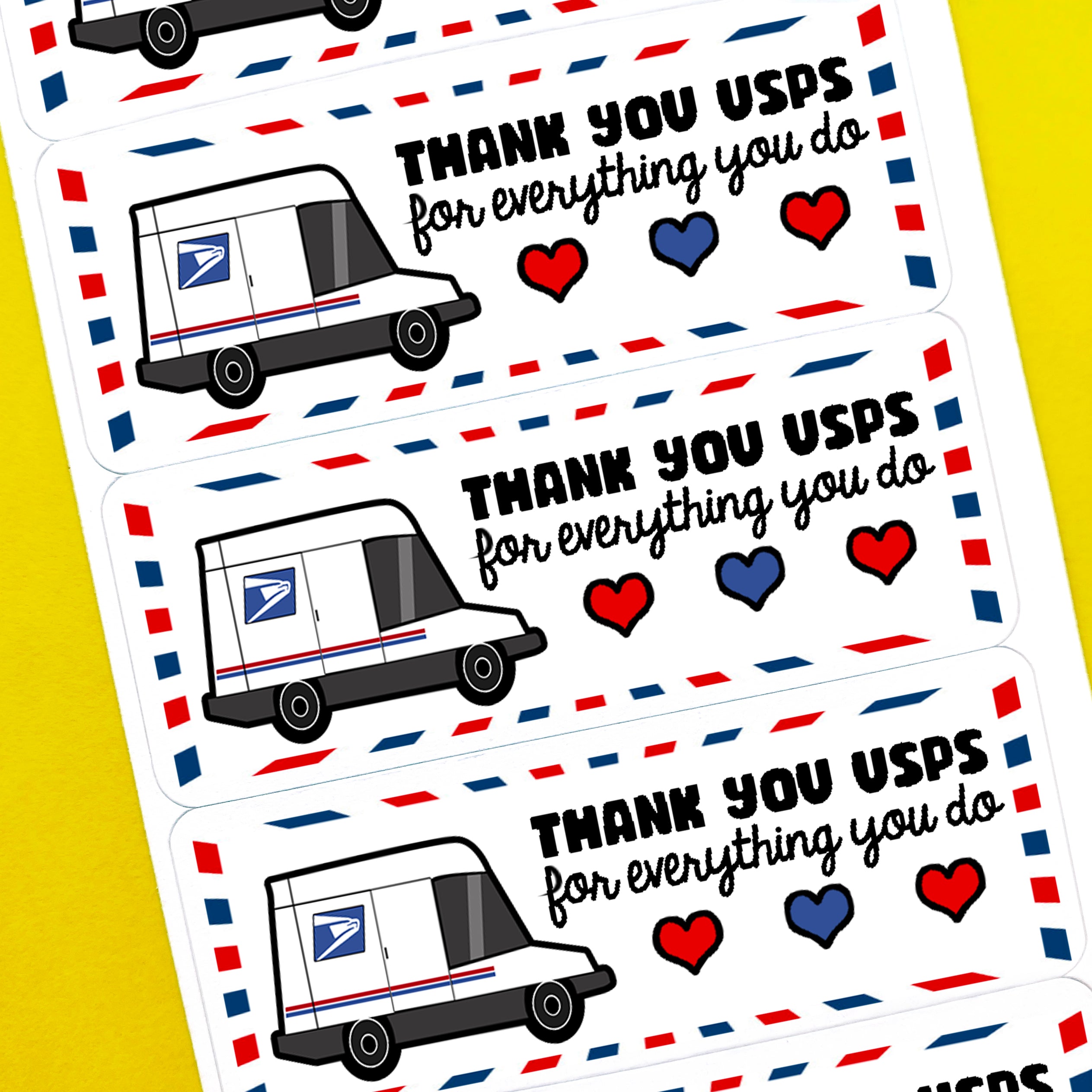 USPS Thank You Stickers