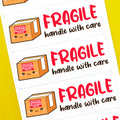 Fragile Handle With Care Box Stickers