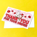 Cupid Bunny Thank You Note Cards