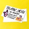 Butterfly Thank You Note Cards