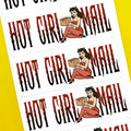 Hot Girl Mail Devil Pinup Girl Stickers