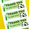 Panda Thank You Stickers