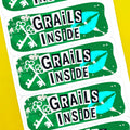 Green Grails Inside Stickers
