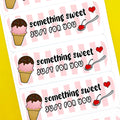 Ice Cream Happy Mail Stickers