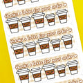 Thanks a Latte Stickers
