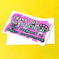 Teal & Pink Brass Knuckles Thank You Note Cards