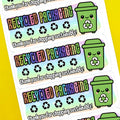 Recycled Packaging Thank You Stickers