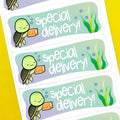 Turtle Special Delivery Stickers
