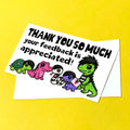 Emo Reptiles Thank You Note Cards