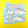 Unicorn Thank You Note Cards